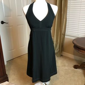 Athleta Black Pack Everywhere Halter Dress Sz 4